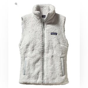 Patagonia Los Gatos Fleece Vest Off White Women's Small Style 25216 Outdoors
